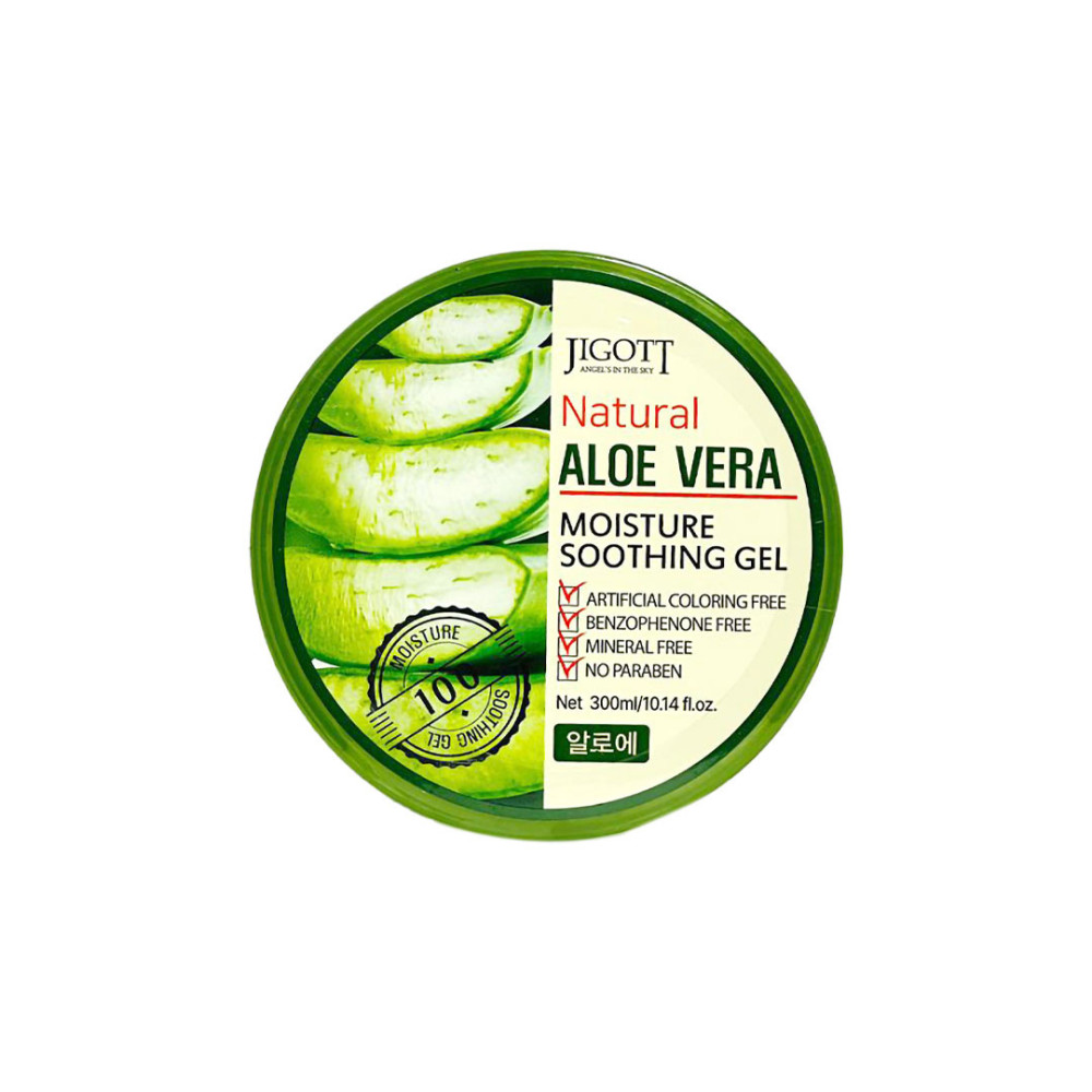 Jigott Natural Aloe Vera Moisture Soothing Gel 300 ml